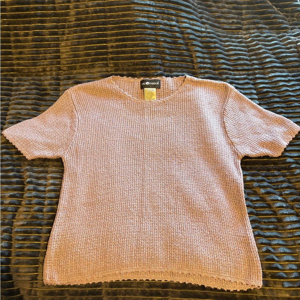 Sag Harbor Lavender Knit Top
